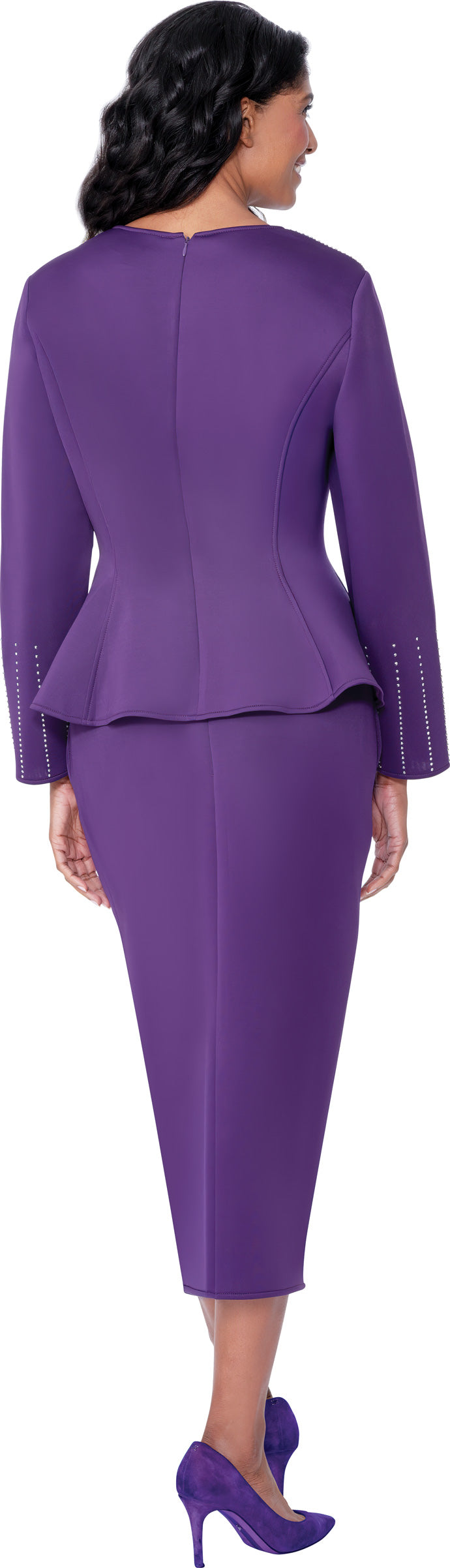 Stellar Looks 600632 Crystal Embellished Skirt Set