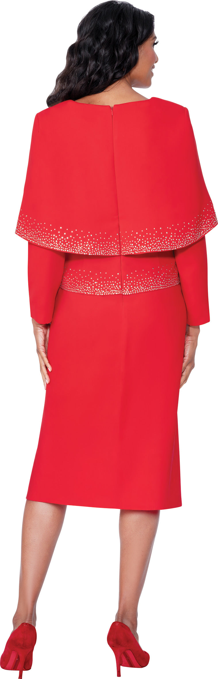 Stellar Looks 600642 Crystal Portrait Skirt Set