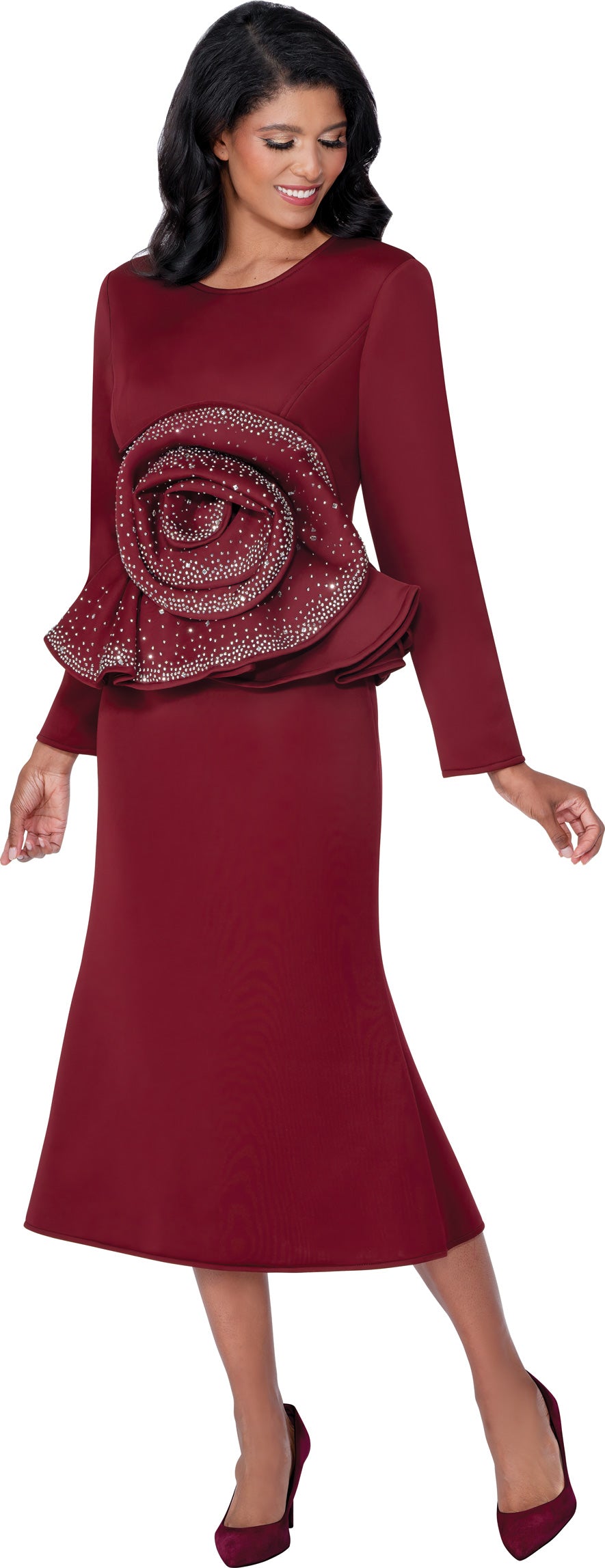 Stellar Looks 600711 Emebellished Crystal Dress