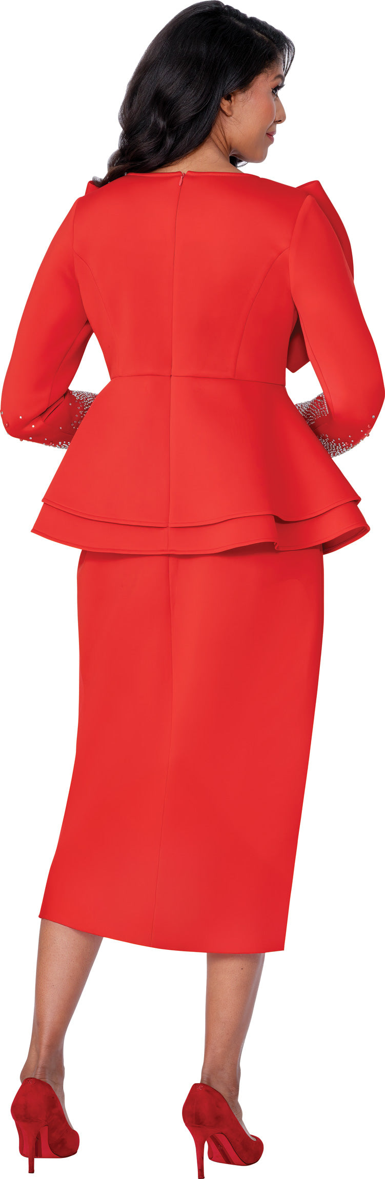 Stellar Looks 600732 Embellished Skirt Set