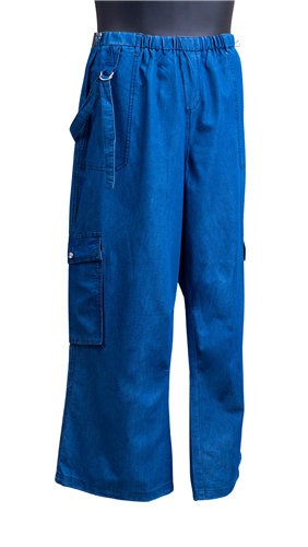 Step In Style AA23907 Denim Cargo Pant