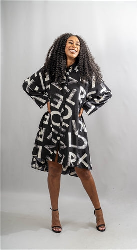 Step In Style AA24666C Hilo Shirt Dress