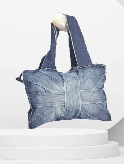 Kara Chic CHH24030 Denim Tote Bag