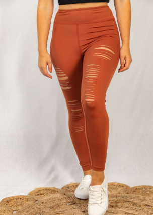 White Birch P40058XL Lazer Cut Leggins