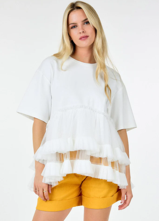 CQ by CQ 11608TK Quarter Sleeve Top