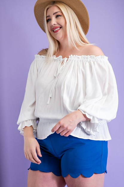 EESOME PTK4295 Off Shoulder Top