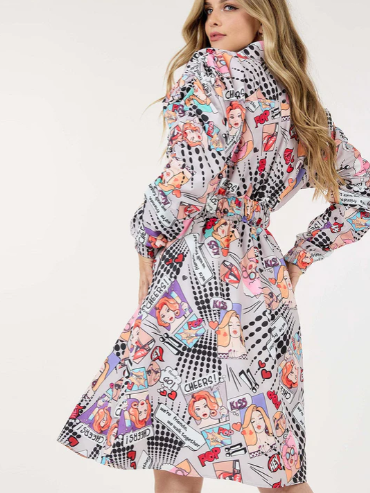 CQ by CQ 10241JW Comic Print Dress