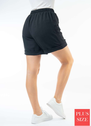 White Birch P77126PAVE Plus Size Shorts