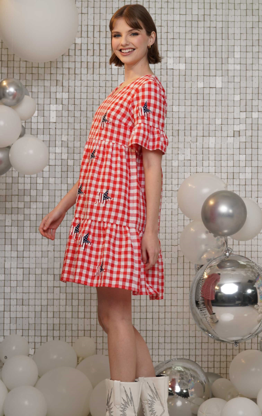 Why D230307 Print Star Dress