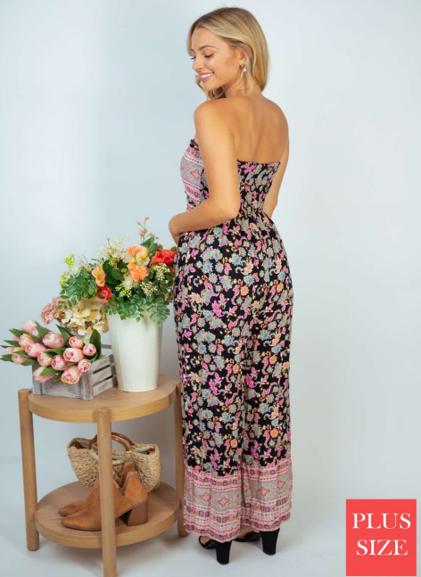 White Birch JP50131P Tube Jumpsuit