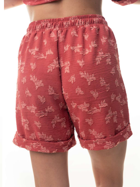 White Birch P77126A1XL Embroidered Shorts