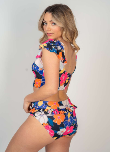 White Birch W24290P One Shoulder Plus Size Swimsuit