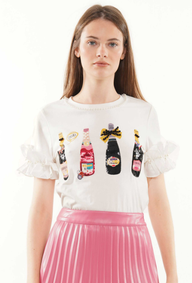 Why Dress T230226 Champange Tshirt