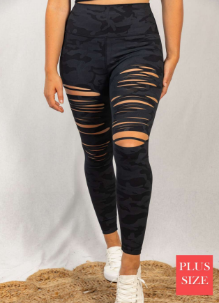 White Birch P40199P Camo Legging Pant