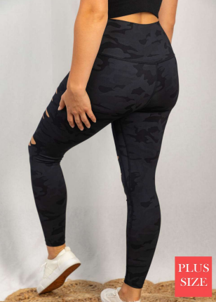 White Birch P40199P Camo Legging Pant