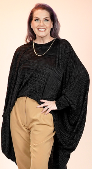Shawl Dawl 9000 CARDIPLEAT Pleat Top