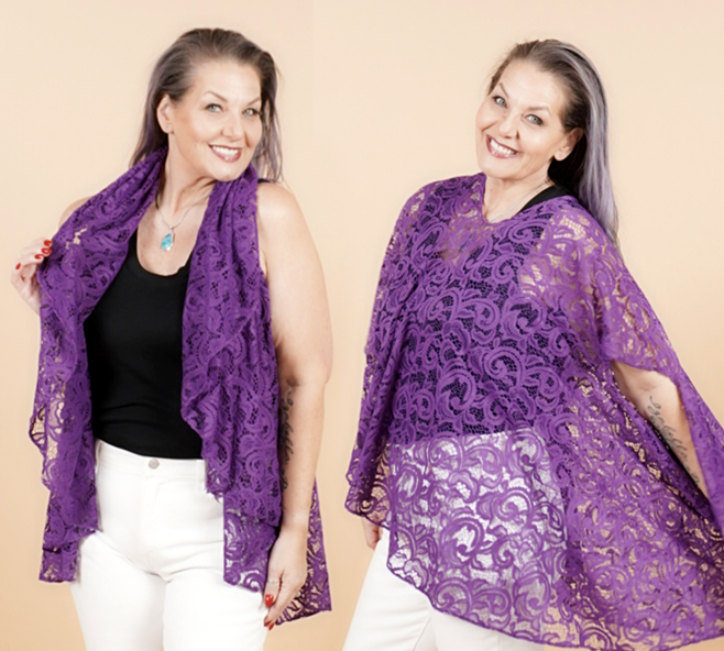 Shawl Dawls 9500 SHORTSHAWL Lace Shawl
