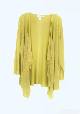Emaline 52260 Open Drape Cardigan