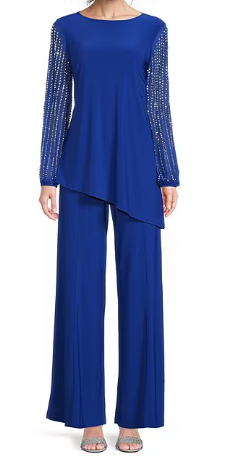 Marina 650987 2pc Beaded Pant Set