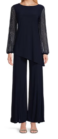 Marina 650987 2pc Beaded Pant Set