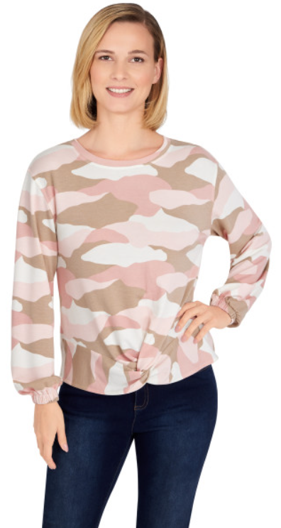Skye's The Limit 37156 Camo Top
