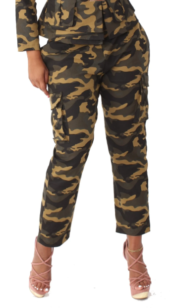 For Her 81894 Cargo Pocket Camo Pant