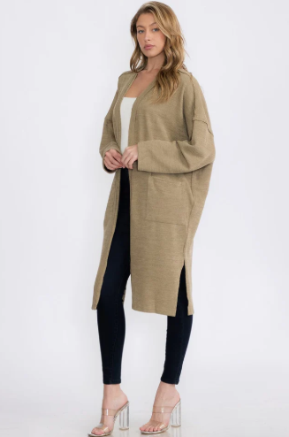 The Sang SJ6020720 Oversized Open Duster