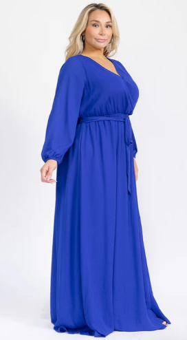 Rsvp RD2009X Sugar Lips Ultra Maxi Wrap Plus Size Dress