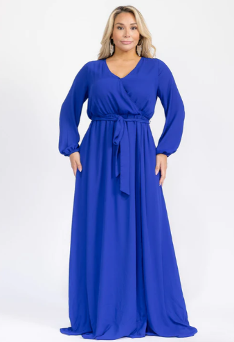 Rsvp RD2009X Sugar Lips Ultra Maxi Wrap Plus Size Dress