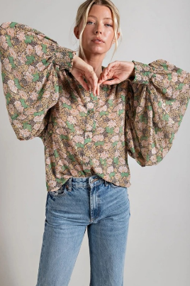 Eesome PTK7963 Print Top
