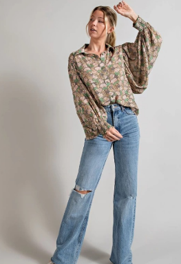 Eesome PTK7963 Print Top