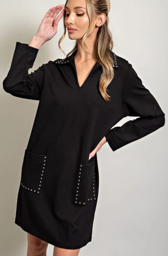 Eesome DK7981 Mini Collared Dress