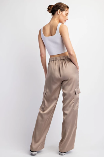 Eesome PK9420 Satin Cargo Pant