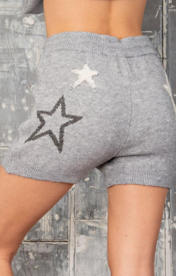 Eesome SPK2639 Tiewaist Sweater Shorts