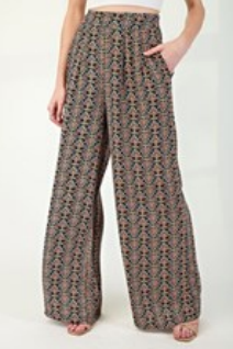 Eesome PK9268 Straight Leg Print Pant
