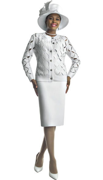 Lily & Taylor 800 2pc Knit Dress & Jacket