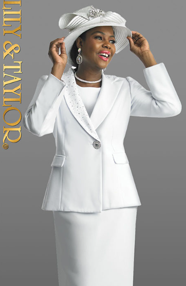 Lily & Taylor 4891 3pc Skirt Suit