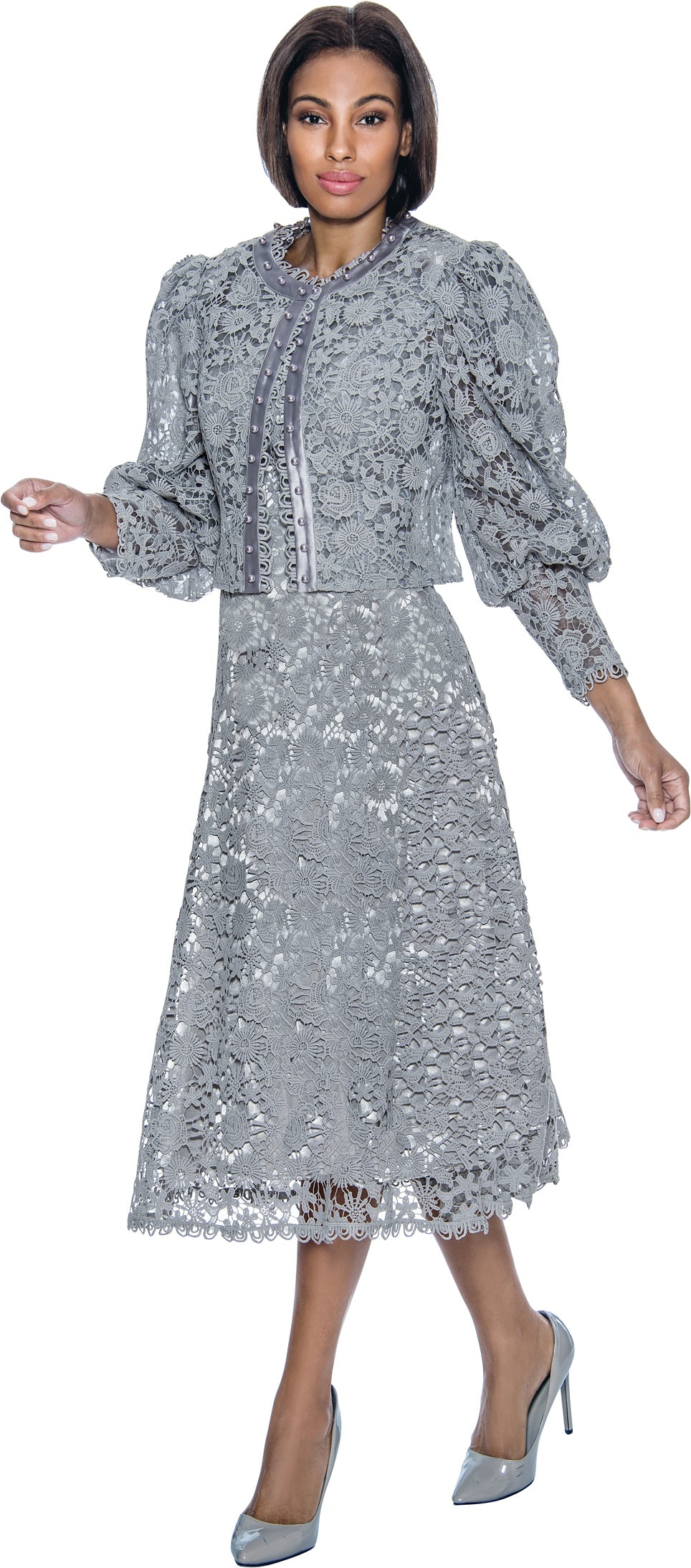 Terramina 7051 Lace 2pc Jacket Dress