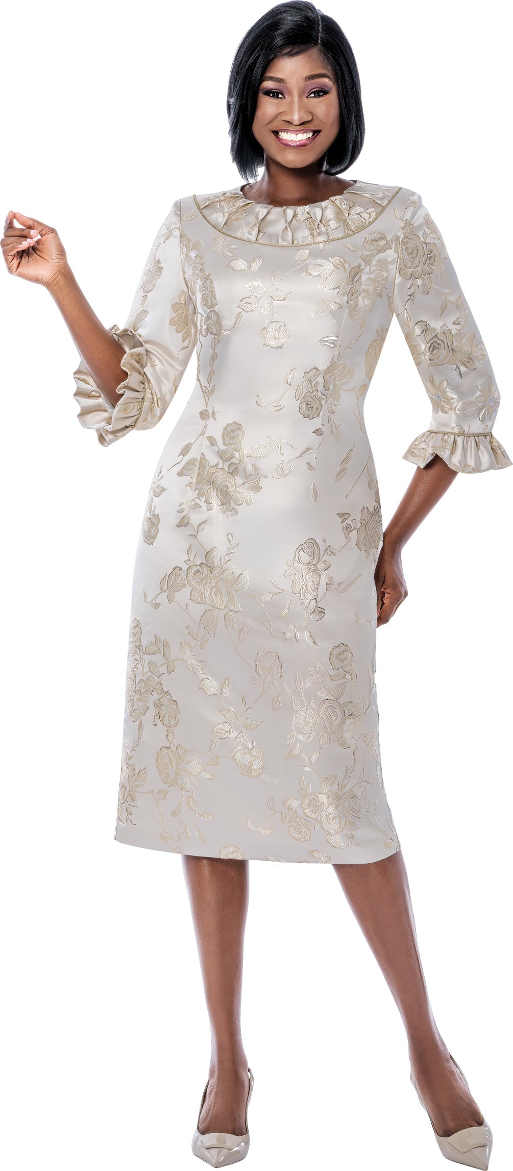 Terramina 7268 Brocade Dress