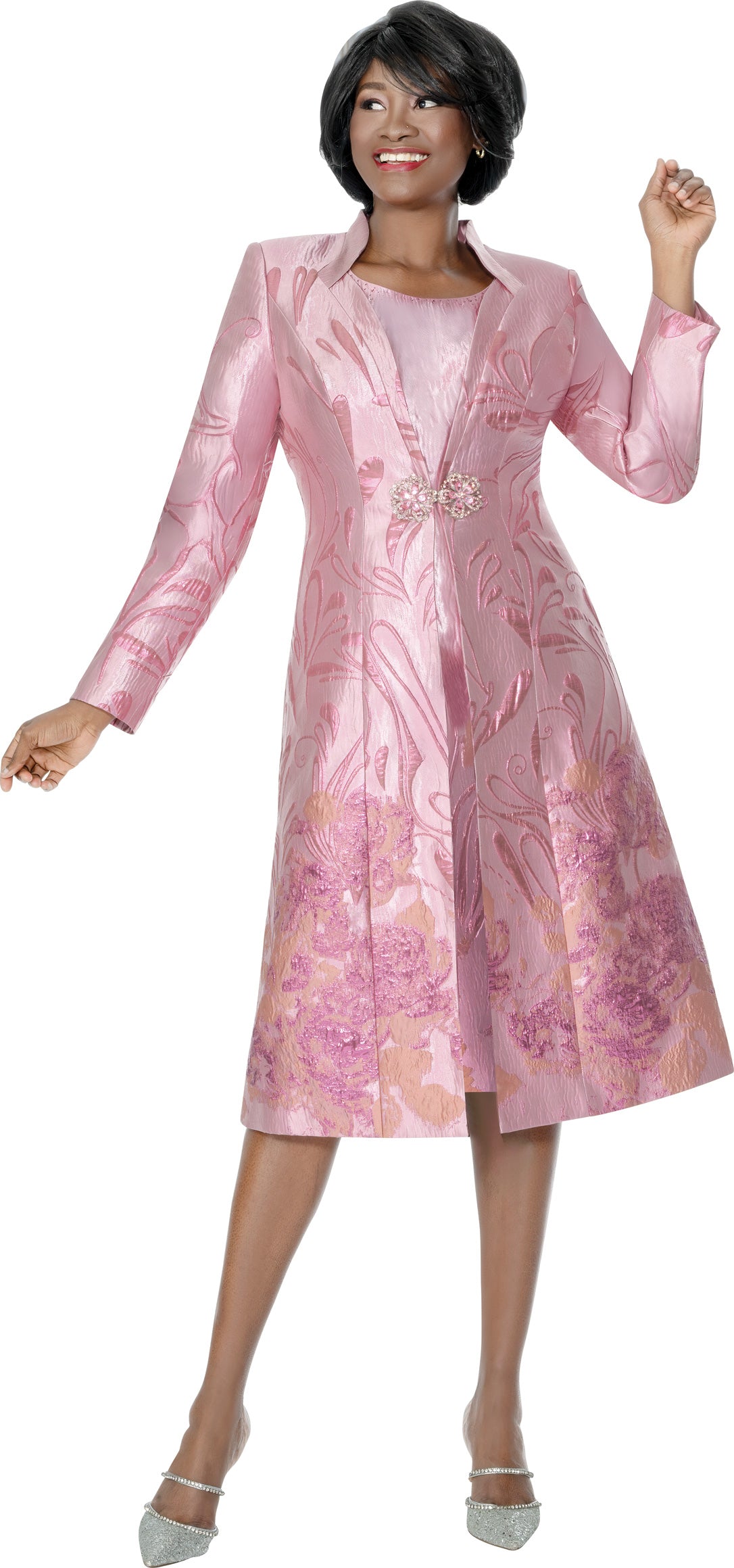 Terramina 7333 Dress and Coat Brocade
