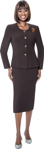 Terramina 9004 Peachskin 2pc Skirt Suit