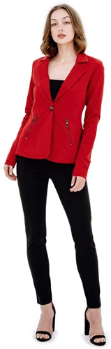 Vertigo VC34572 Zipper Blazer