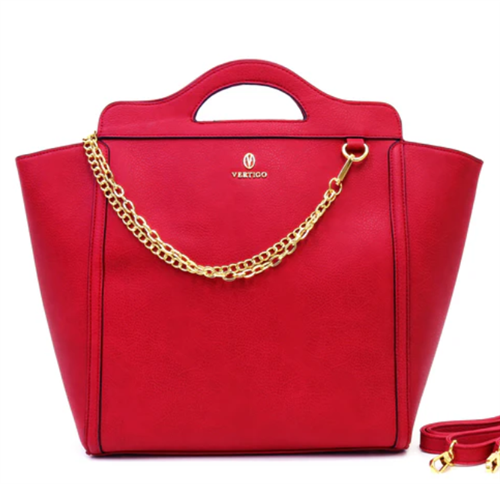 Vertigo VT0102 Tote with Gold Chain