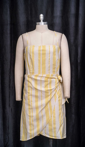 White Birch D90278p Cami Stripe Dress