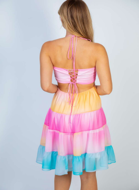 White Birch D90454XL Swimsuit Coverup Dress