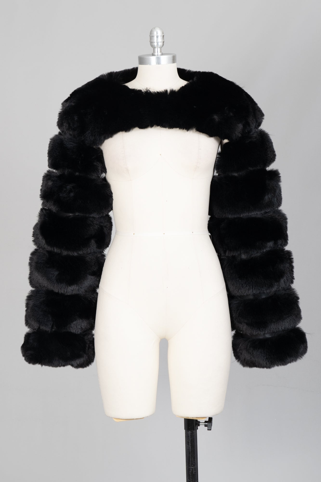 WoWo JK23476X Faux Fur PlusSize Pullover