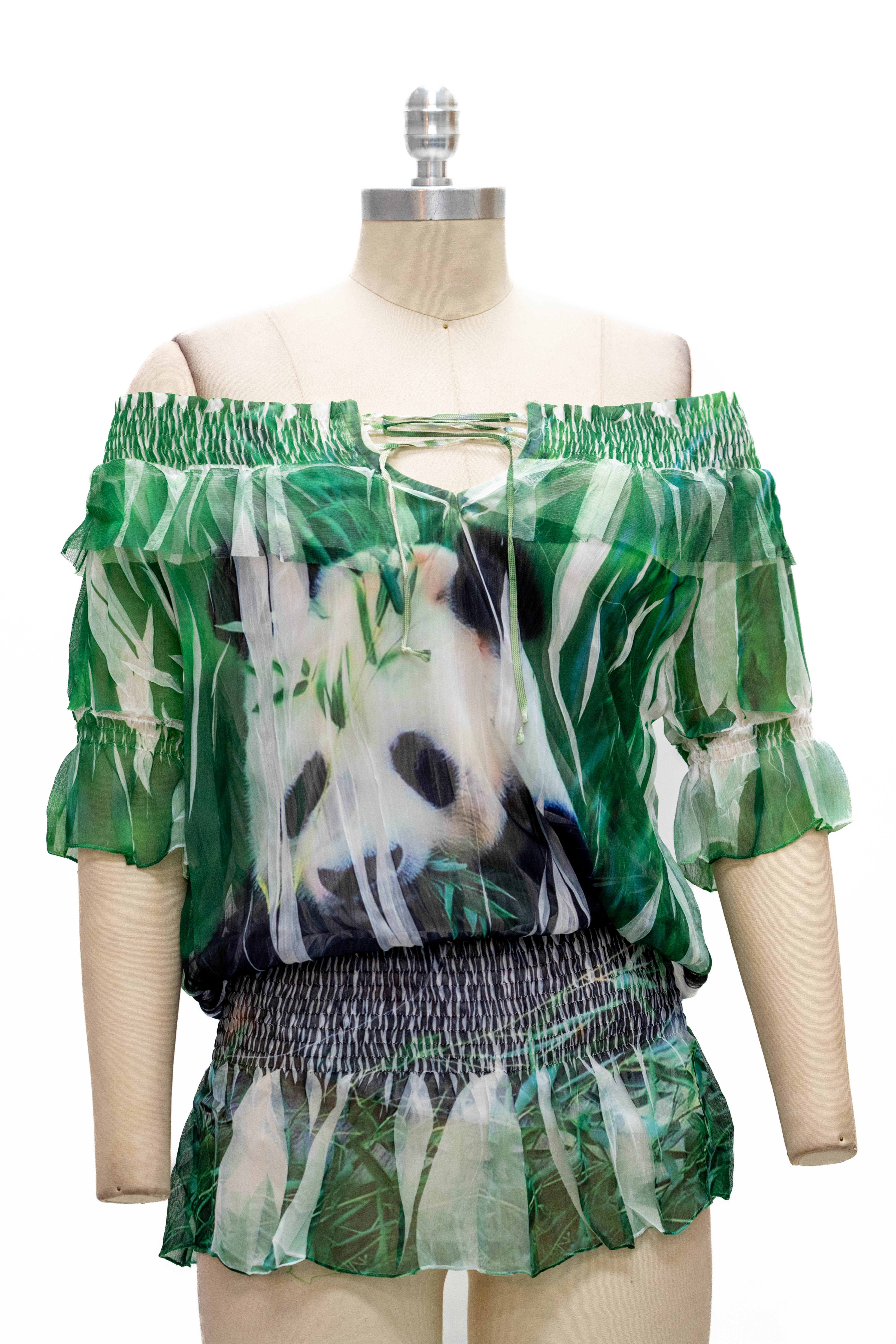 Paris Paris 8426 Smocked Blouse