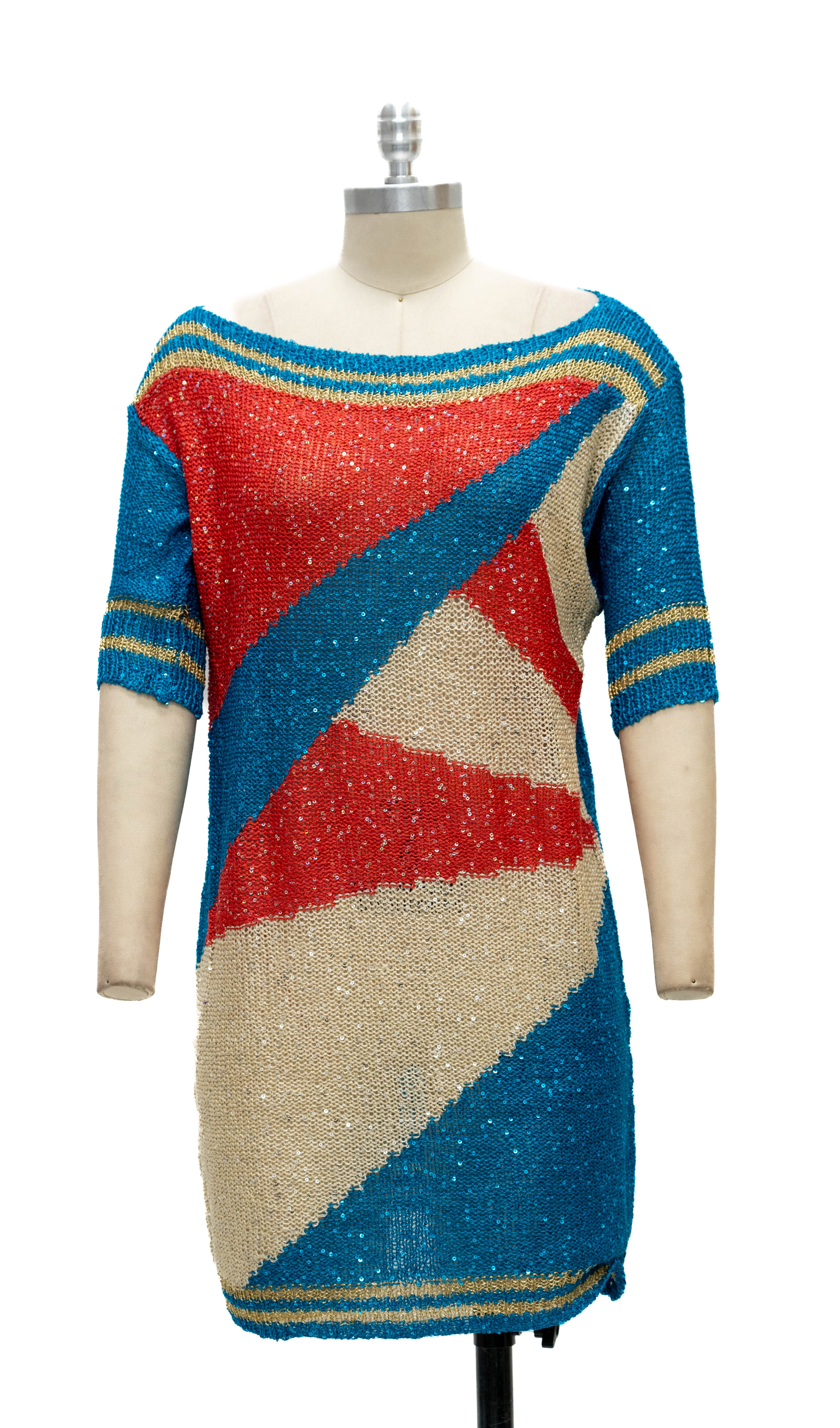 Paris Paris 8830 Long Knit Sweater Dress