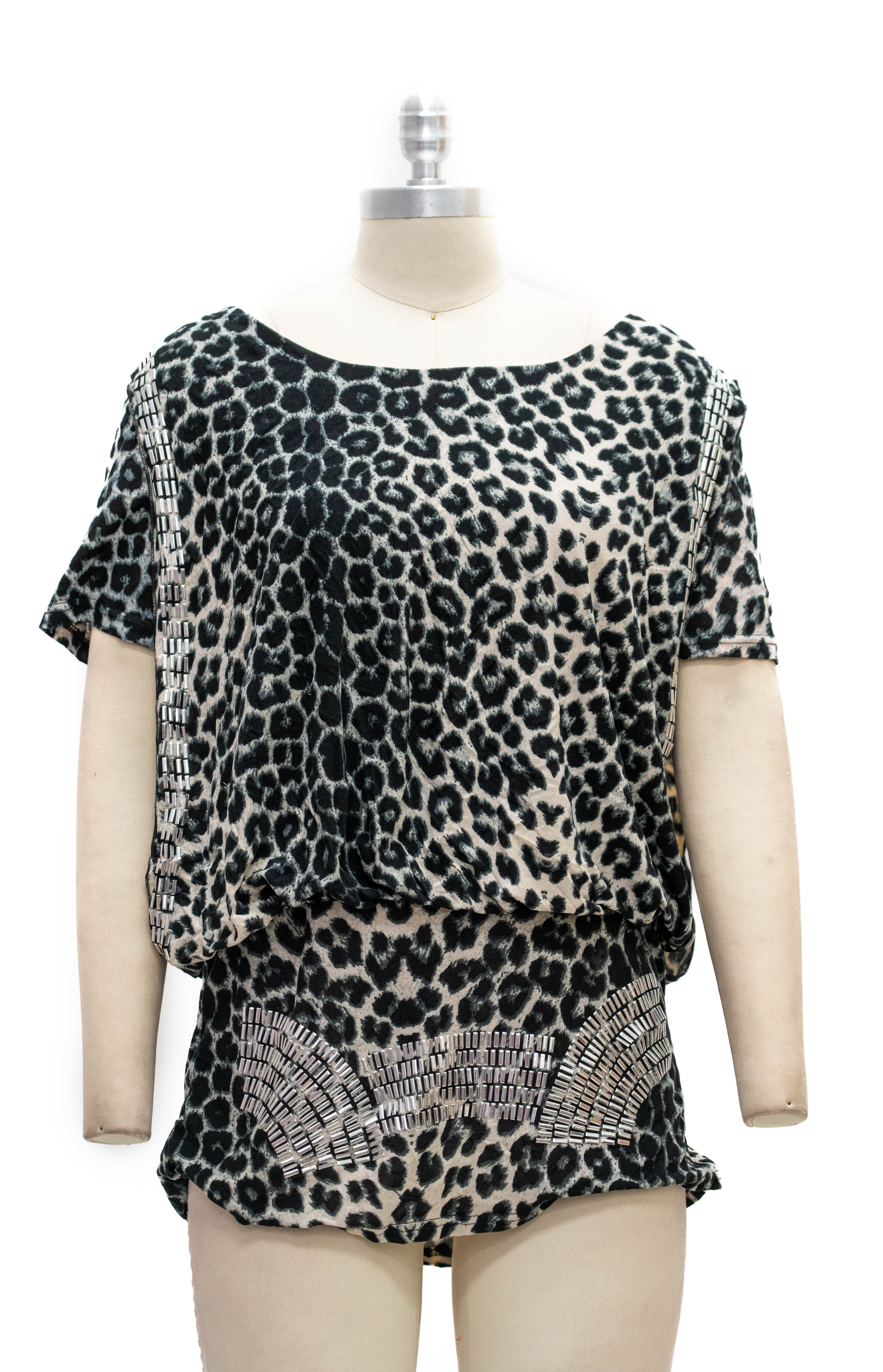 Sharon Max 4501 Animal Print Top