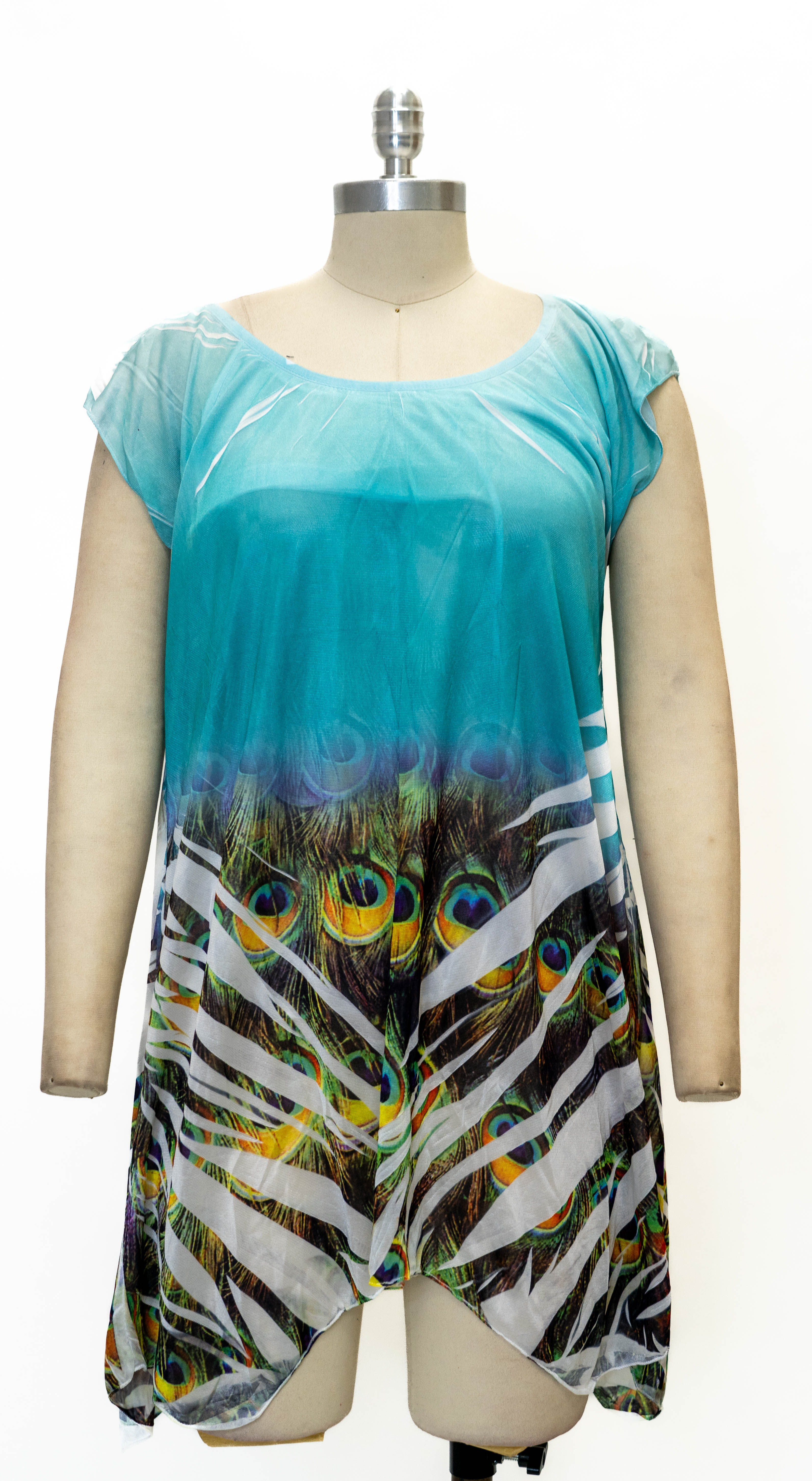 Paris Paris 8400 Print Tunic Top